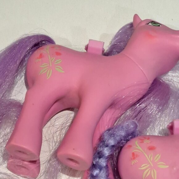 Lily flutter my little pony vintage toy horse Qty 2 mlp G1 - Picture 4 of 7